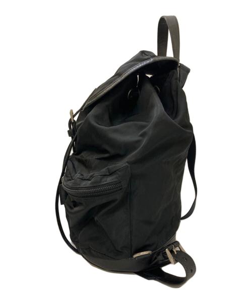 PRADA（プラダ）PRADA (プラダ) 三角ロゴプレート ナイロンデイパック ブラックの古着・服飾アイテム