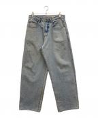 ck Calvin Kleinシーケーカルバンクライン）の古着「ワイドデニムパンツ」｜インディゴ