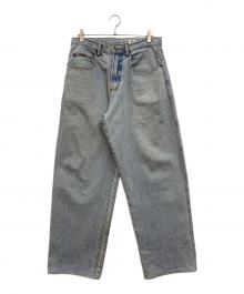 ck Calvin Klein（シーケーカルバンクライン）の古着「ワイドデニムパンツ」｜インディゴ