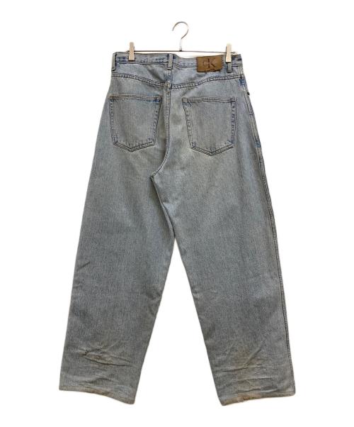 ck Calvin Klein（シーケーカルバンクライン）ck Calvin Klein (シーケーカルバンクライン) ワイドデニムパンツ インディゴ サイズ:33の古着・服飾アイテム