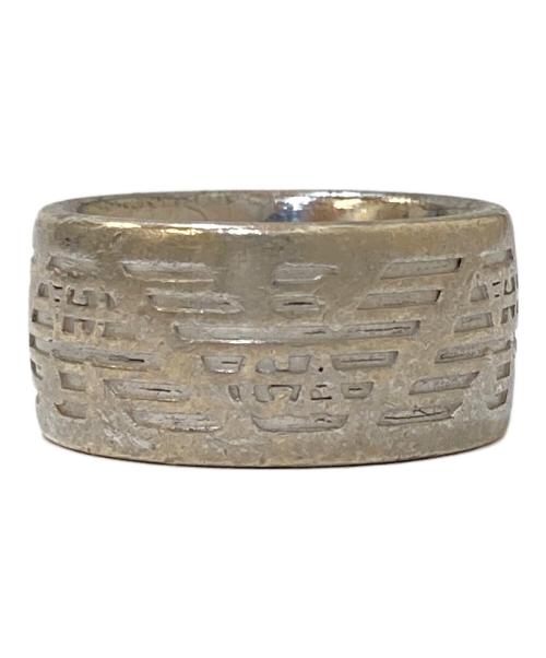 EMPORIO ARMANI（エンポリオ アルマーニ）EMPORIO ARMANI (エンポリオ アルマーニ) ロゴデザインリング サイズ:約16号の古着・服飾アイテム