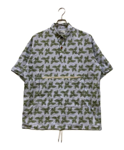 Vivienne Westwood man（ヴィヴィアン ウェストウッド マン）Vivienne Westwood man (ヴィヴィアン ウェストウッド マン) Pullover Hawaiian Shirt ブルー サイズ:46の古着・服飾アイテム