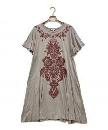 Vivienne Westwood RED LABEL（ヴィヴィアンウエストウッドレッドレーベル）の古着「プリントワンピース」｜グレー
