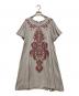 Vivienne Westwood RED LABEL（ヴィヴィアンウエストウッドレッドレーベル）の古着「プリントワンピース」｜グレー