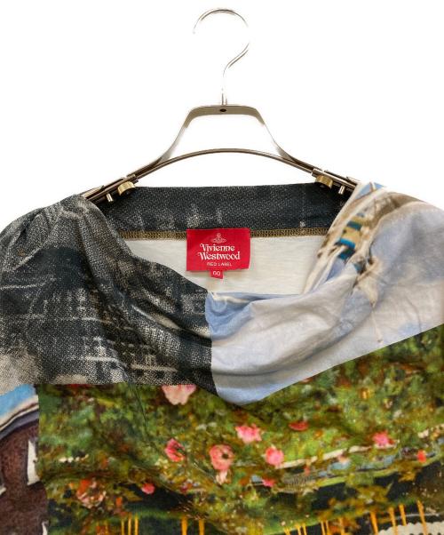 Vivienne Westwood RED LABEL（ヴィヴィアンウエストウッドレッドレーベル）Vivienne Westwood RED LABEL (ヴィヴィアンウエストウッドレッドレーベル) BATTERSEA Printed Top マルチカラー サイズ:00の古着・服飾アイテム