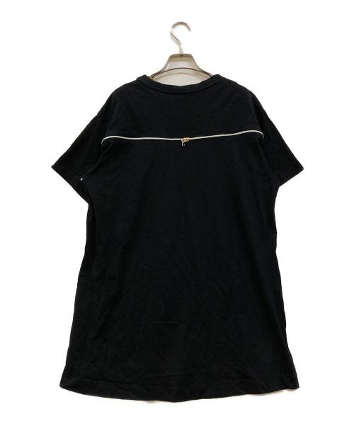 DIESEL（ディーゼル）DIESEL (ディーゼル) Printed Tunic ブラック サイズ:Sの古着・服飾アイテム