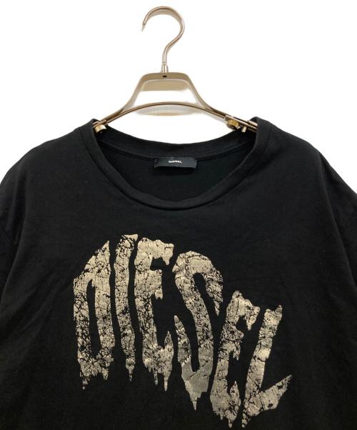 DIESEL（ディーゼル）DIESEL (ディーゼル) Printed Tunic ブラック サイズ:Sの古着・服飾アイテム