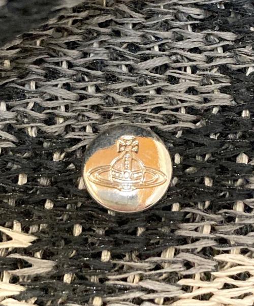 Vivienne Westwood（ヴィヴィアンウエストウッド）Vivienne Westwood (ヴィヴィアンウエストウッド) Design Hat ブラック×ホワイト サイズ:S～Mの古着・服飾アイテム