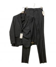 TAKEO KIKUCHI×LORO PIANA（タケオキクチ×ロロピアーナ）の古着「ホームスパンカノニコドレス セットアップ」｜ブラック×グレー