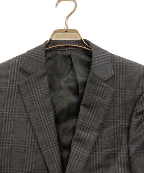 TAKEO KIKUCHI（タケオキクチ）TAKEO KIKUCHI (タケオキクチ) LORO PIANA (ロロピアーナ) ホームスパンカノニコドレス セットアップ ブラック×グレー サイズ:2の古着・服飾アイテム