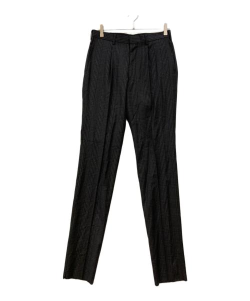 TAKEO KIKUCHI（タケオキクチ）TAKEO KIKUCHI (タケオキクチ) LORO PIANA (ロロピアーナ) ホームスパンカノニコドレス セットアップ ブラック×グレー サイズ:2の古着・服飾アイテム