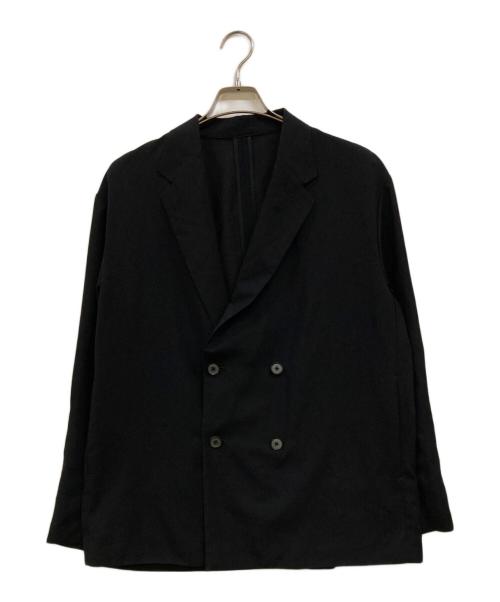 UNITED TOKYO（ユナイテッドトーキョー）UNITED TOKYO (ユナイテッドトーキョー) UOMO (ウオモ) UOMO別注ダブルリネンジャケット ブラック サイズ:3の古着・服飾アイテム