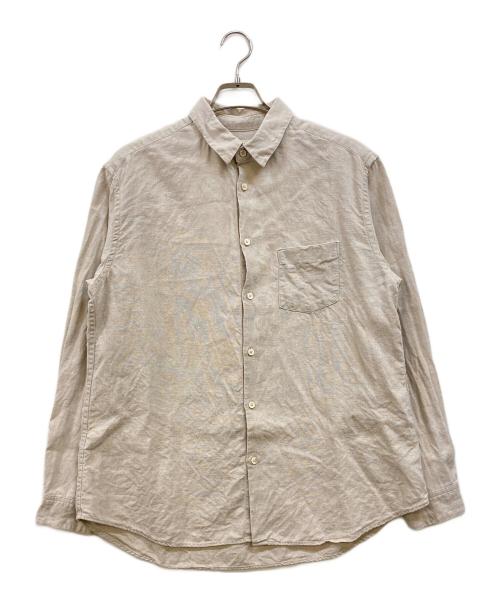 nestrobe confect（ネストローブ コンフェクト）nestrobe confect (ネストローブ コンフェクト) リネンシャツ ベージュ サイズ:5の古着・服飾アイテム