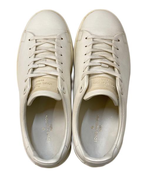 LOUIS VUITTON（ルイ ヴィトン）LOUIS VUITTON (ルイ ヴィトン) エピフロントローラインローカットスニーカー ホワイト サイズ:5 1/2の古着・服飾アイテム