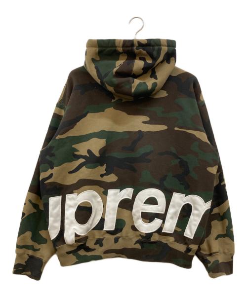 SUPREME（シュプリーム）SUPREME (シュプリーム) Big Logo Zip Up Hooded Sweatshirt カーキ サイズ:Ｍの古着・服飾アイテム
