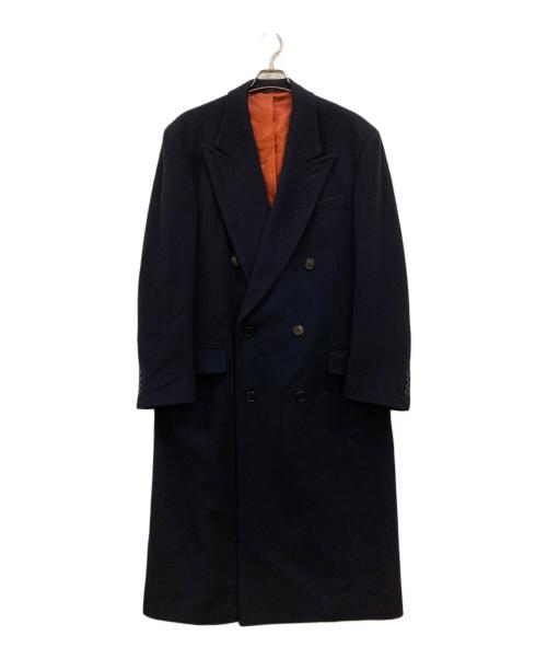 RALPH LAUREN（ラルフローレン）RALPH LAUREN (ラルフローレン) 80s ダブルチェスターコート ネイビー サイズ:42Lの古着・服飾アイテム