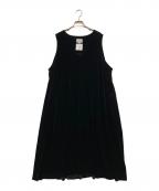 foufouフーフー ザドレス）の古着「ベロアワンピース」｜ブラック