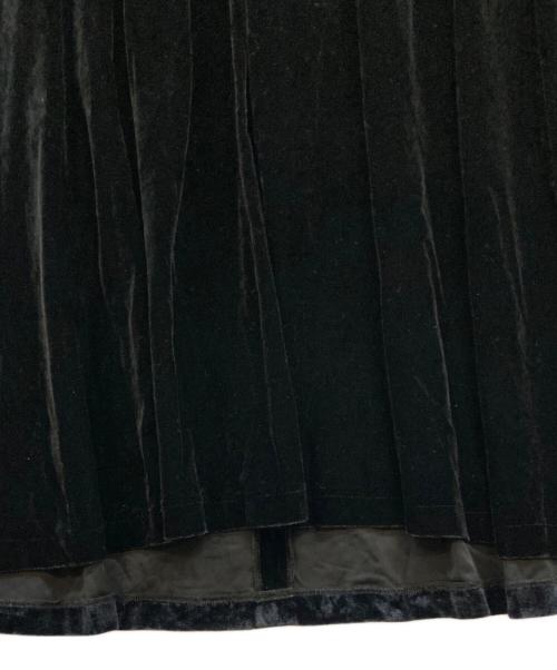 foufou（フーフー ザドレス）foufou (フーフー ザドレス) ベロアワンピース ブラック サイズ:1の古着・服飾アイテム