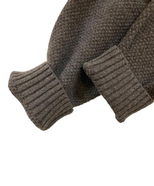 ATON（エイトン）ATON (エイトン) LAMBS WOOL CREWNECK SWEATER ブラウン サイズ:04の古着・服飾アイテム