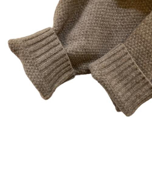 ATON（エイトン）ATON (エイトン) LAMBS WOOL CREWNECK SWEATER ベージュ サイズ:04の古着・服飾アイテム