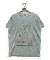 TEXTILE PRINTS（テキスタイル プリント）の古着「ドッグプリントTシャツ」｜ブルー