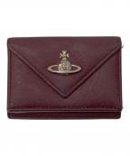 Vivienne Westwoodヴィヴィアンウエストウッド）の古着「オーブ 3つ折り財布」｜ボルドー