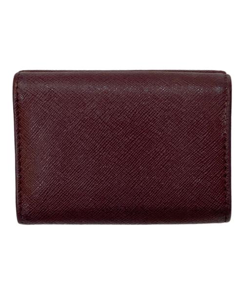 Vivienne Westwood（ヴィヴィアンウエストウッド）Vivienne Westwood (ヴィヴィアンウエストウッド) オーブ 3つ折り財布 ボルドーの古着・服飾アイテム
