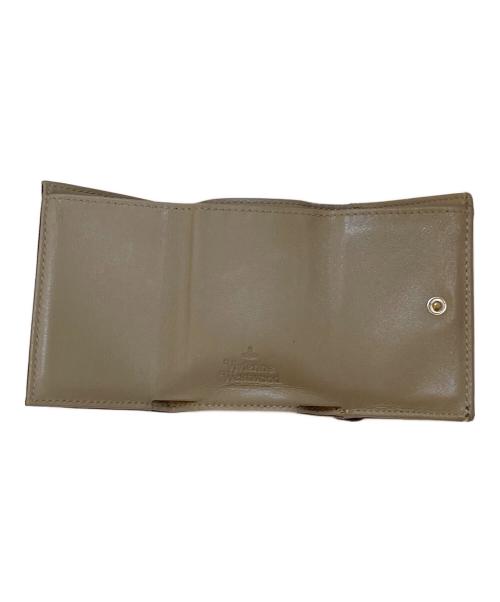 Vivienne Westwood（ヴィヴィアンウエストウッド）Vivienne Westwood (ヴィヴィアンウエストウッド) オーブ 3つ折り財布 ボルドーの古着・服飾アイテム