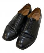 SANDERSサンダース）の古着「MILITARY DERBY SHOES」｜ブラック