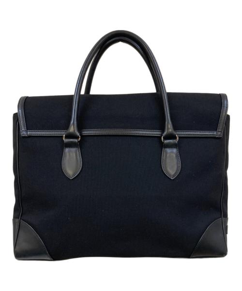 PORTER（ポーター）PORTER (ポーター) レザー×キャンバス ブリーフケース ブラックの古着・服飾アイテム