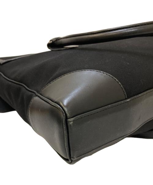 PORTER（ポーター）PORTER (ポーター) レザー×キャンバス ブリーフケース ブラックの古着・服飾アイテム