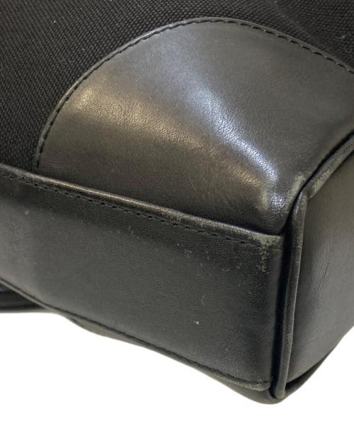 PORTER（ポーター）PORTER (ポーター) レザー×キャンバス ブリーフケース ブラックの古着・服飾アイテム