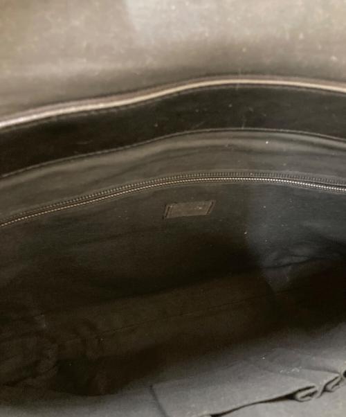 PORTER（ポーター）PORTER (ポーター) レザー×キャンバス ブリーフケース ブラックの古着・服飾アイテム