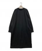 journal standard luxeジャーナルスタンダード ラックス）の古着「ポンチクルーネックワンピース」｜ブラック