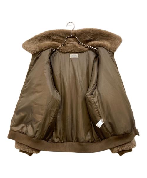 JOURNAL STANDARD relume（ジャーナルスタンダード レリューム）JOURNAL STANDARD relume (ジャーナルスタンダード レリューム) ファーショートブルゾン ブラウン サイズ:下記参照 未使用品の古着・服飾アイテム