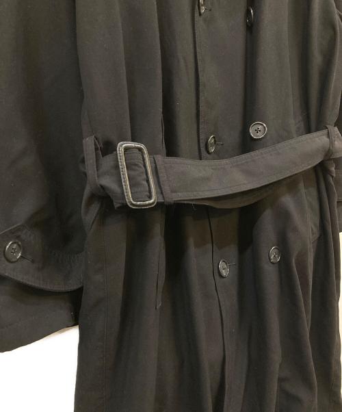 BROOKS BROTHERS（ブルックスブラザーズ）BROOKS BROTHERS (ブルックスブラザーズ) 80's 中綿ライナー付ステンカラーコート ブラック サイズ:下記参照の古着・服飾アイテム