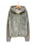 ARMANI EXCHANGE（アルマーニ エクスチェンジ）の古着「エコファー切替ジップパーカー」｜グレー