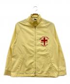 Championチャンピオン）の古着「ラグラン スイングトップ」｜イエロー