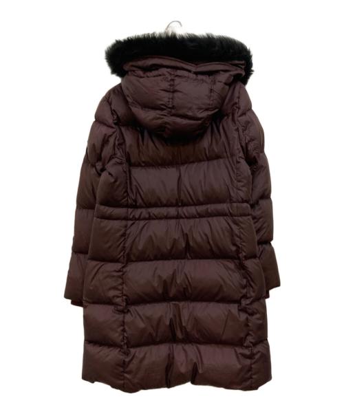 COACH（コーチ）COACH (コーチ) ファー付ダウンコート ボルドー サイズ:Sの古着・服飾アイテム