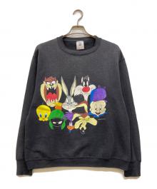 DELTA（デルタ）の古着「90's LOONEY TUNES スウェット」｜グレー