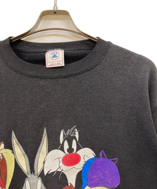 DELTA（デルタ）DELTA (デルタ) 90's LOONEY TUNES スウェット グレー サイズ:Lの古着・服飾アイテム