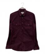Maison Margielaメゾンマルジェラ）の古着「ミリタリーシャツ」｜ボルドー