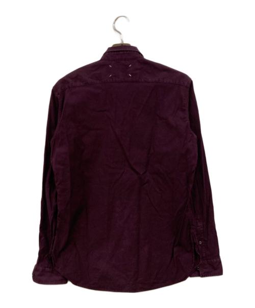 Maison Margiela（メゾンマルジェラ）Maison Margiela (メゾンマルジェラ) ミリタリーシャツ ボルドー サイズ:46の古着・服飾アイテム