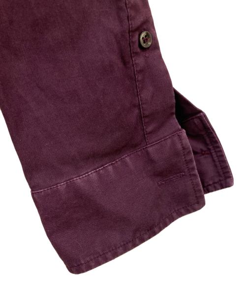 Maison Margiela（メゾンマルジェラ）Maison Margiela (メゾンマルジェラ) ミリタリーシャツ ボルドー サイズ:46の古着・服飾アイテム