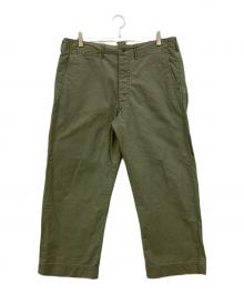 RRL（ダブルアールエル）の古着「ツイルベイカーパンツ」｜オリーブ