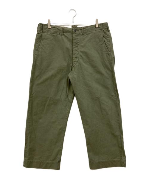 RRL（ダブルアールエル）RRL (ダブルアールエル) ツイルベイカーパンツ オリーブ サイズ:W34の古着・服飾アイテム