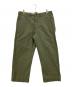 RRL（ダブルアールエル）の古着「ツイルベイカーパンツ」｜オリーブ