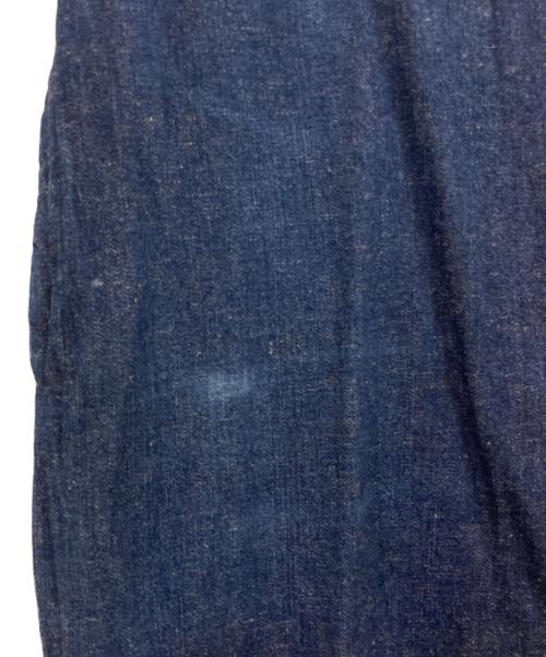 RRL（ダブルアールエル）RRL (ダブルアールエル) シンチバック シャンブレーデニムパンツ インディゴ サイズ:W34の古着・服飾アイテム