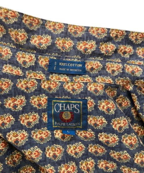 CHAPS RALPH LAUREN（チャップス ラルフローレン）CHAPS RALPH LAUREN (チャップス ラルフローレン) 80s 総柄シャツ グレー サイズ:Lの古着・服飾アイテム