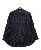 COMME des GARCONS HOMMEコムデギャルソン オム）の古着「dot open-collar shirt」｜ネイビー